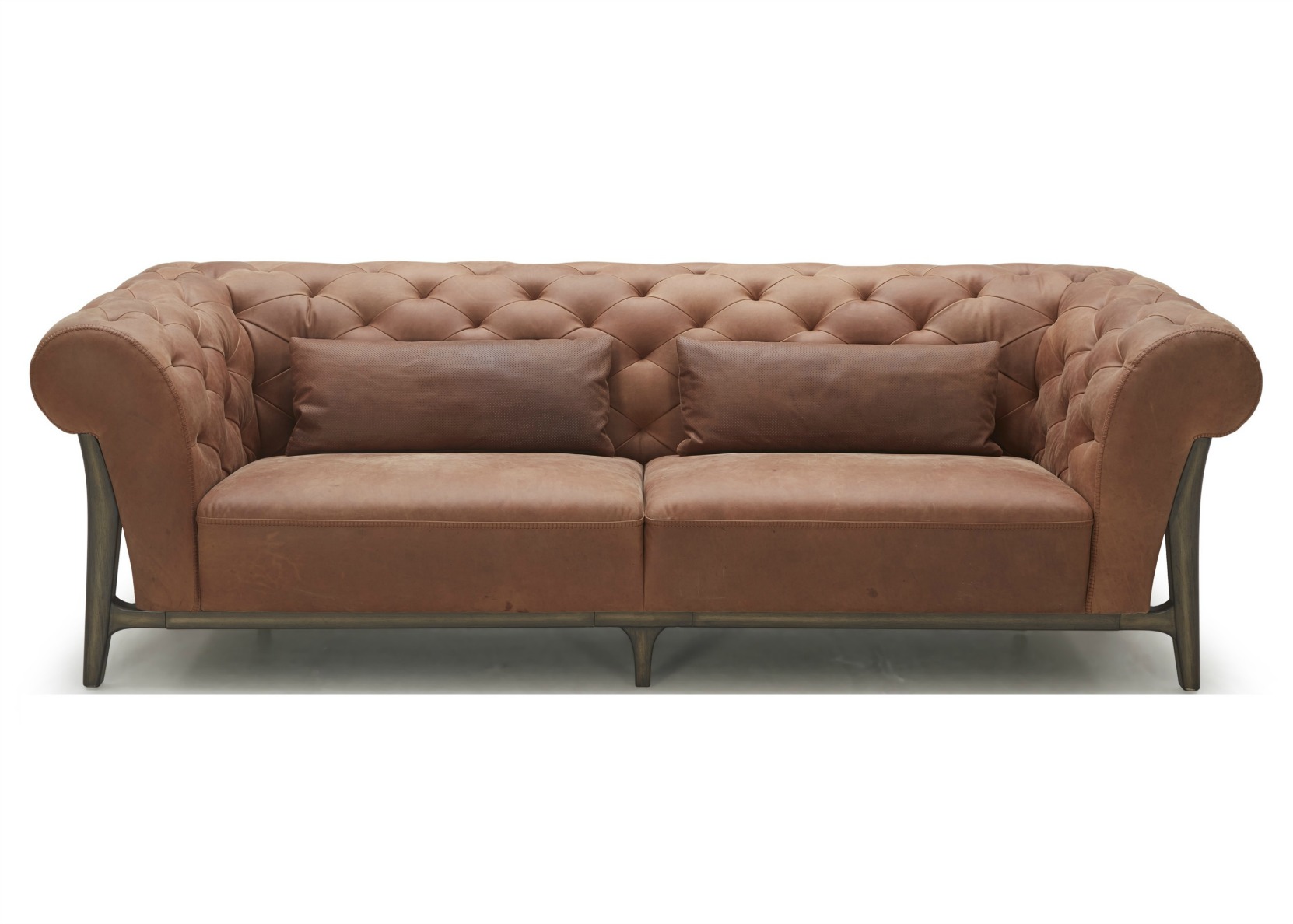 Chesterfield Sofa In Leather Wood Not Just Brown