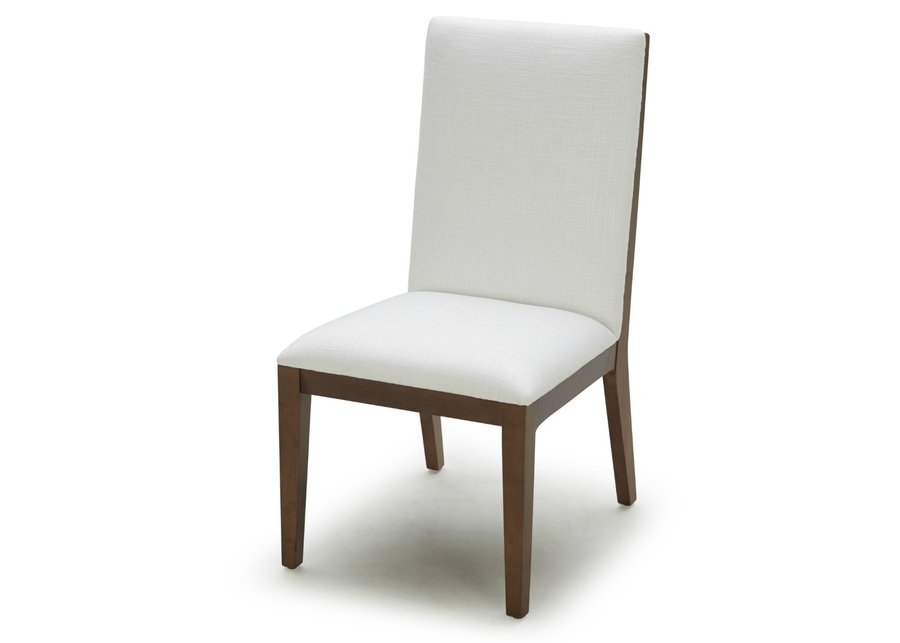 Spira Dining Chair In White Fabric Not Just Brown